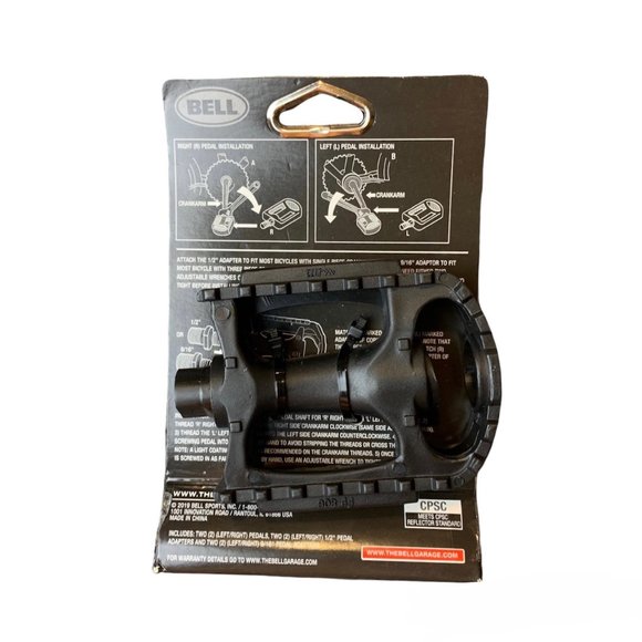 Bell Universal Replacement Bicycle Pedals Kicks 350 - Picture 3 of 4